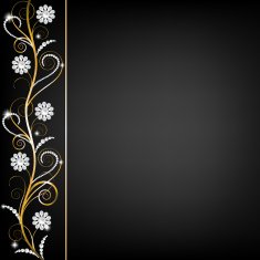 border with pearls