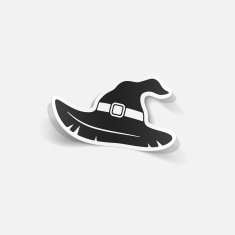 realistic design element witch hat N95