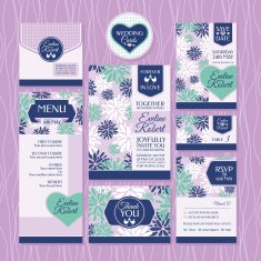 Set of wedding cards N2