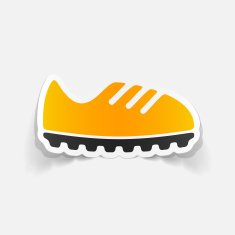 realistic design element sneakers N64