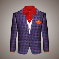 Hipster suit of mens clothing