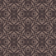 Seamless vinous whirlpool cobweb pattern