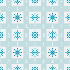 Seamless sea pattern with anchors hand wheels N4