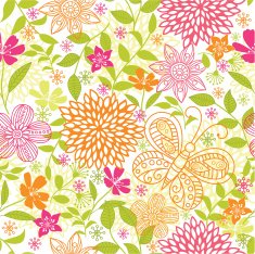Floral Pattern N309