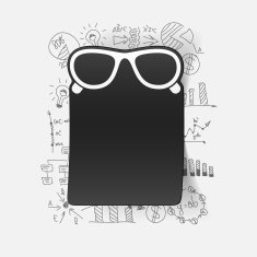 Drawing business formulas sunglasses N41