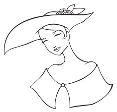 Lady With Hat N3