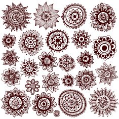 Set of beautiful ornaments N2