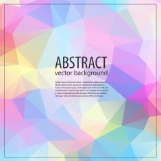Colorful mosaic banner N26