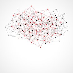 abstract color technology concept net pattern background