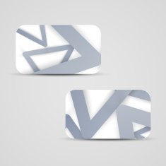 Vector business-card set for your design N66