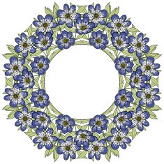 Cute floral seamless background