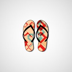 Abstract illustration on flip flops N153
