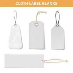 Clothes Label Tags Set