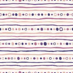 Seamless abstract background of dots and strips