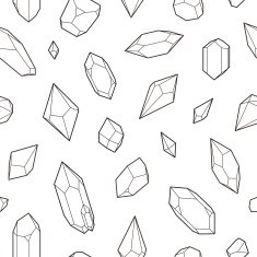 Crystals seamless pattern free image download