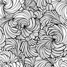 Floral vector seamless pattern N7