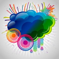 Abstract background with design elemnts