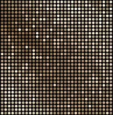 Abstract gold mosaic background