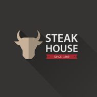 Steak House Poster Vector illustration