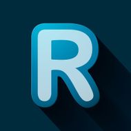 Volume icons alphabet R N5