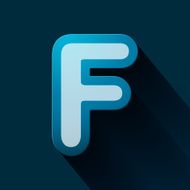 Volume icons alphabet F N7