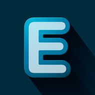 Volume icons alphabet E N5