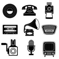 Retro objects vintage design N30