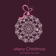 Vector Christmas tree decorations