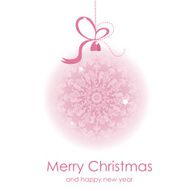 Vector Christmas tree decorations N2