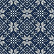Christmas Sweater Design Seamless Knitting Pattern N4