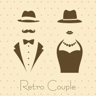 Gentleman and Lady in Vintage Style N2