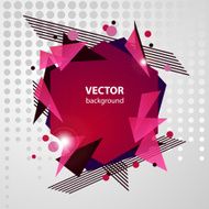 Abstract geometric disco banner N8