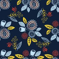 Seamless Floral Pattern N661