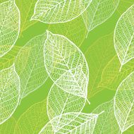 Seamless ornamental pattern with leaves N4