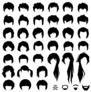 hair vector hairstyle