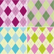 Colorful argyle seamless pattern fabric texture N2