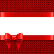 Knitted background with space for text Christmas card N2