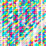 Multicolor abstract bright background with circles
