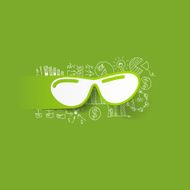 Drawing business formulas sunglasses N44