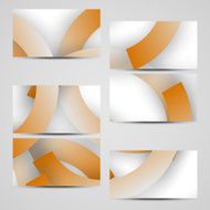 Vector business-card set for your design N72