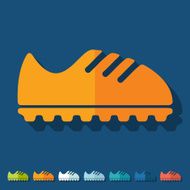 Flat design sneakers N30