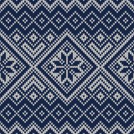 Knitted Sweater Design Seamless Pattern N12