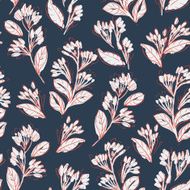 Tender and elegant vintage floral seamless pattern N2