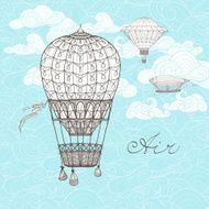 Vintage Sky Illustration N2