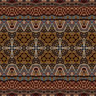 Vector Ethnic Abstract Seamless Festive pattern background ornament