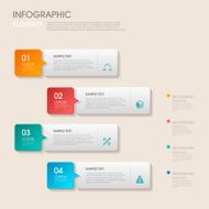 modern vector abstract step lable infographic elements N23