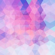 Vector abstract background of blue pink triangles
