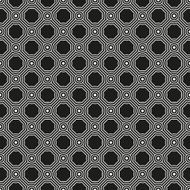 Seamless vector circle link pattern