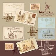 Vintage Postcards Template N2