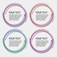 VectorAbstractCirclePatternColor01